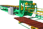 Roll forming machine for production of roofing tiles and 25 mm corrugated sheet